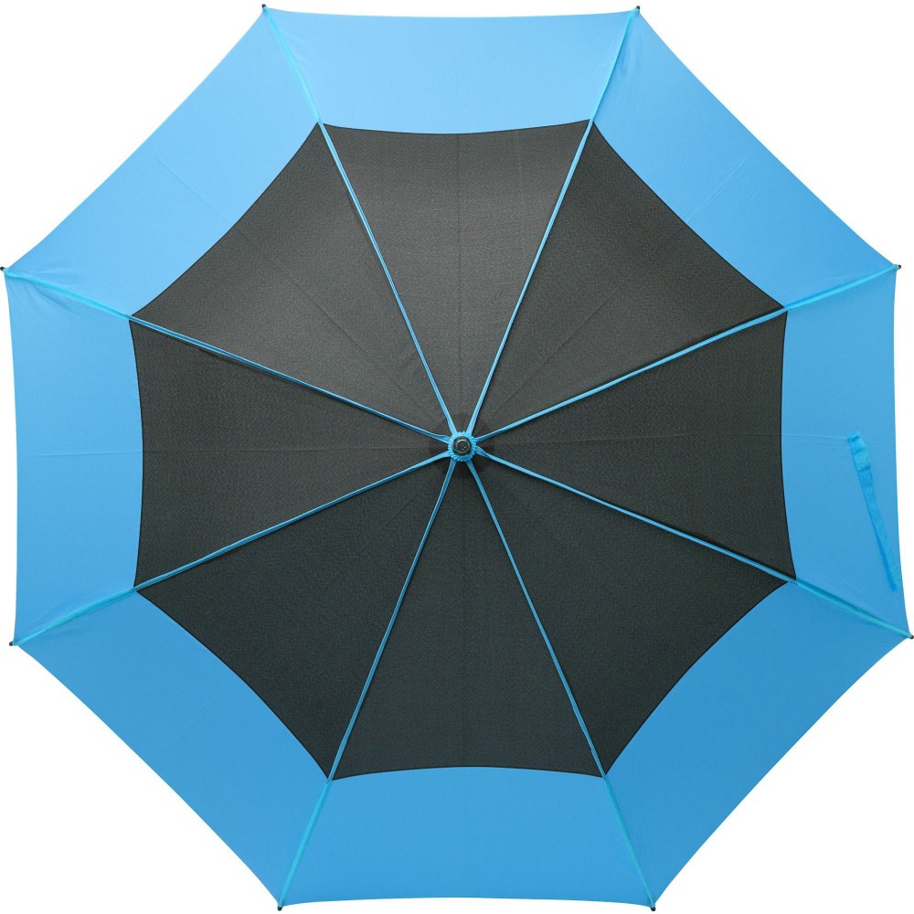 light blue umbrella