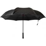 Pongee umbrella Constance, black (7963-01)