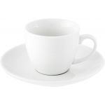 Porcelain cup and saucer (80ml), white (3177-02CD)