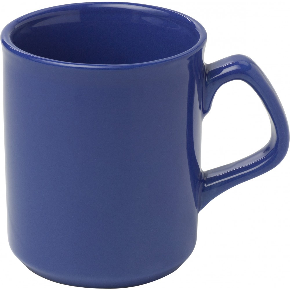 Printed Porcelain mug (250ml), blue (Mugs)