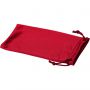 Clean microfiber pouch for sunglasses, Red