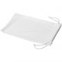 Clean microfiber pouch for sunglasses, White