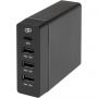 ADAPT 72W recycled plastic PD power station, Solid black