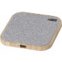 Bamboo wireless charger Moses, grey