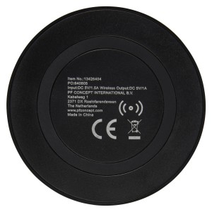 Freal wireless charging pad, Shiny black (Powerbanks)