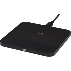 Hybrid 15W premium wireless charging pad, Solid black (Powerbanks)