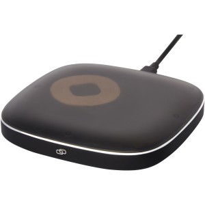 Hybrid smart wireless charger, Solid black (Powerbanks)