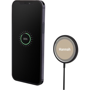 Magclick 15W aluminium wireless charger, Solid black (Powerbanks)