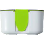 PP and silicone lunchbox Veronica, lime (8520-19)