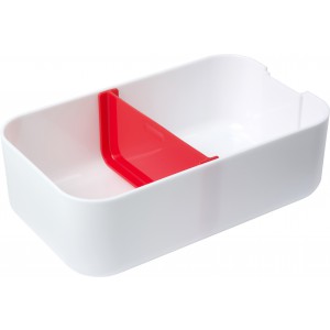 PP and silicone lunchbox Veronica, red (Plastic kitchen equipments)