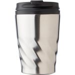 PP and stainless steel mug Rida, silver (8435-32)