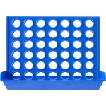 PP plastic 4-in-a-line game, blue (8280-05)