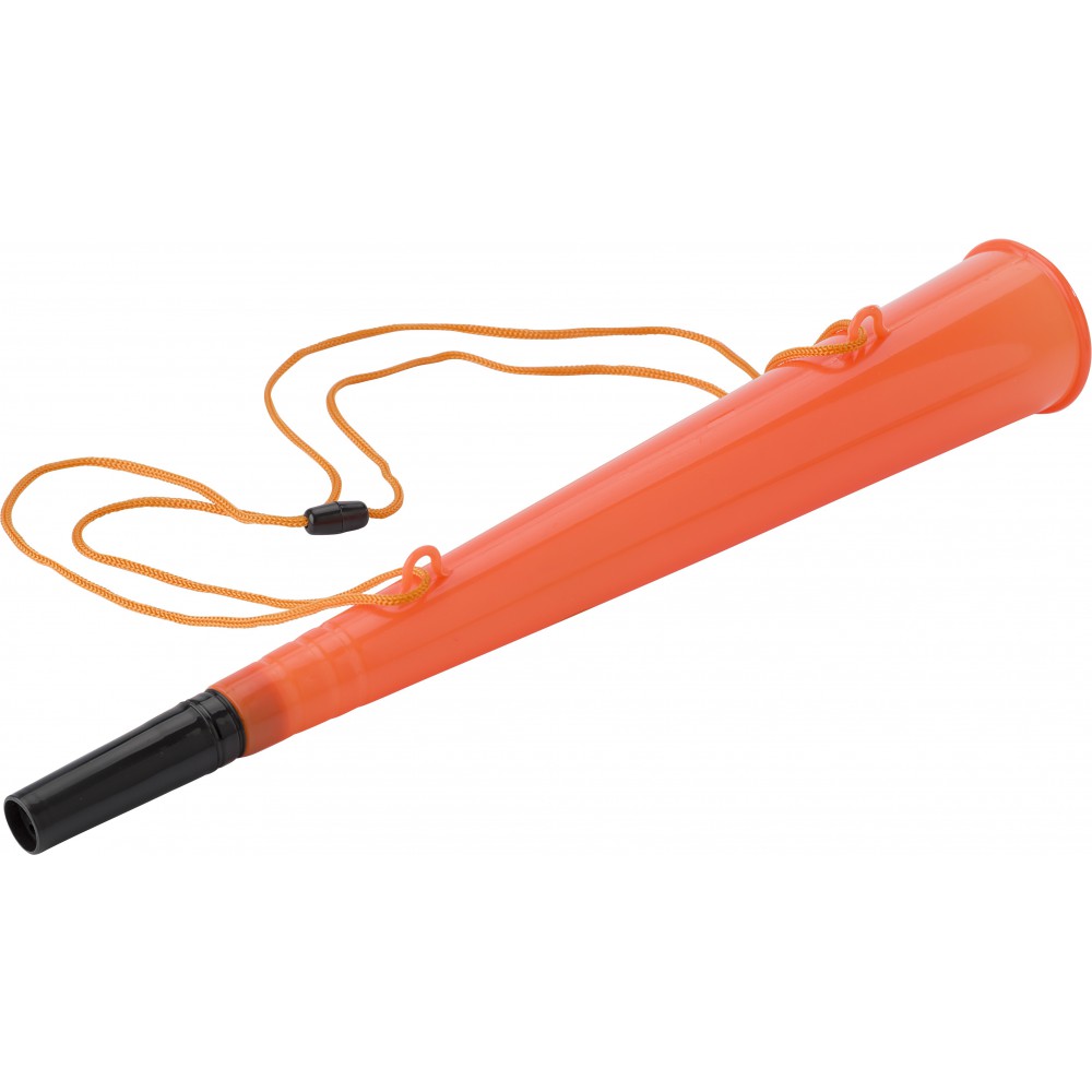 Printed PP stadium horn, orange (Games) - Reklámajándék.hu Ltd.