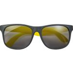 PP sunglasses with coloured legs, fluor yellow (8556-365)
