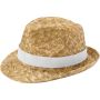 Pricus straw hat, White, Natural