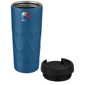 Prism 450 ml copper vacuum insulated tumbler, Blue (Glasses)