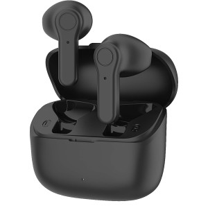 Prixton TWS155 Bluetooth(r) earbuds, Solid black (Earphones, headphones)