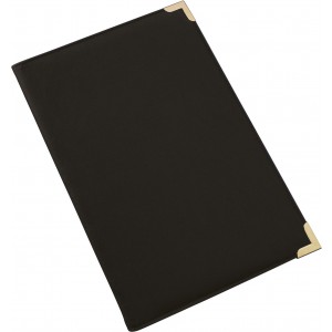 PU folder Jovita, black (Folders)