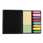 PU holder with sticky notes Pierce, black (8005-01)