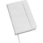 PU notebook (approx. A5), white (8985-02CD)