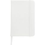 PU notebook Brigitta, white (8251-02CD)