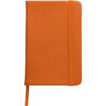 PU notebook Dita, orange (2889-07)