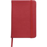 PU notebook Dita, red (2889-08CD)