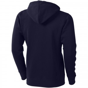 Arora hooded full zip sweater, Navy (Pullovers)