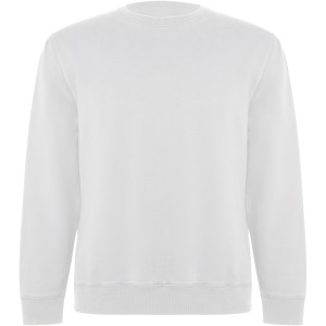 Batian unisex crewneck sweater, White (Pullovers)