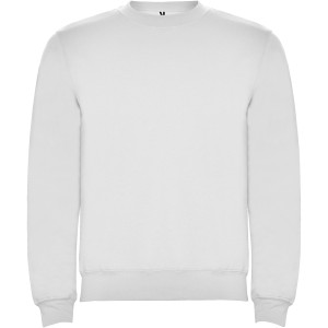 Clasica unisex crewneck sweater, White (Pullovers)