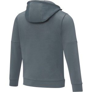 Elevate Sayan men's half zip anorak hooded sweater, Steel grey (Pullovers)
