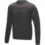 Jasper men's GOTS organic GRS recycled crewneck sweater, Storm grey