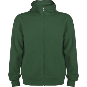 Montblanc unisex full zip hoodie, Bottle green (Pullovers)