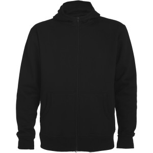 Montblanc unisex full zip hoodie, Solid black (Pullovers)