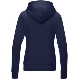 Ruby women's GOTS organic GRS recycled full zip hoodie, Navy (Pullovers)