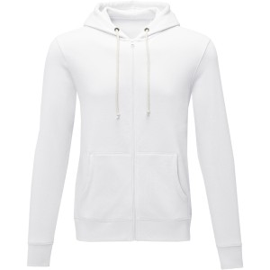 Theron men's full zip hoodie, White (Pullovers)