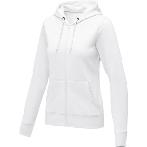 Theron women's full zip hoodie, White (Pullovers)