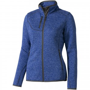 Tremblant ladies knit jacket, HEATHER BLUE (Pullovers)