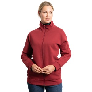 Ulan unisex full zip sweater, Red (Pullovers)