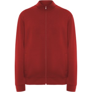 Ulan unisex full zip sweater, Red (Pullovers)