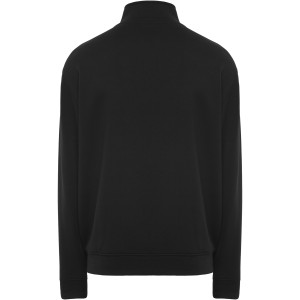 Ulan unisex full zip sweater, Solid black (Pullovers)