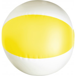 PVC beach ball Lola, yellow (Beach equipment)