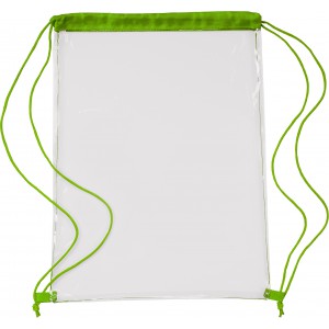 PVC drawstring backpack Kiki, lime (Backpacks)