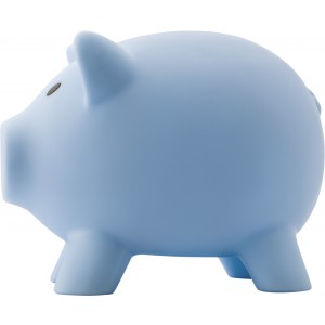 PVC piggy bank Roger, light blue (Games)