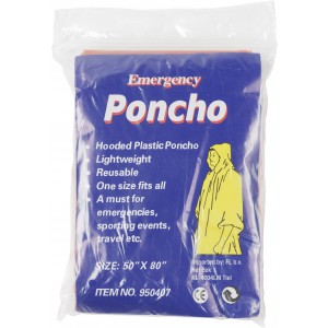 PE poncho Pablo, orange (Raincoats)