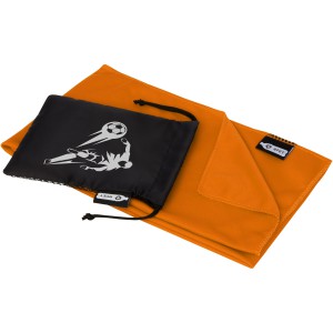 Raquel cooling towel made from recycled PET, Orange (Towels)