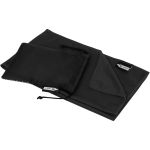 Raquel cooling towel made from recycled PET, Solid black (12500190)