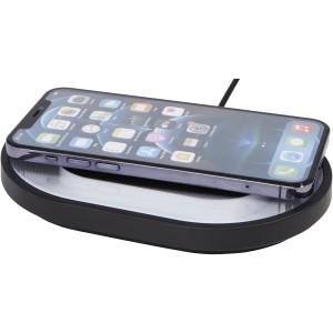 Ray wireless charging pad with RGB mood light, Black (Powerbanks)