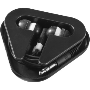 Rebel Earbuds, solid black,White (Earphones, headphones)