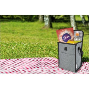 Reclaim 4-can RPET cooler bag, Heather grey (Cooler bags)